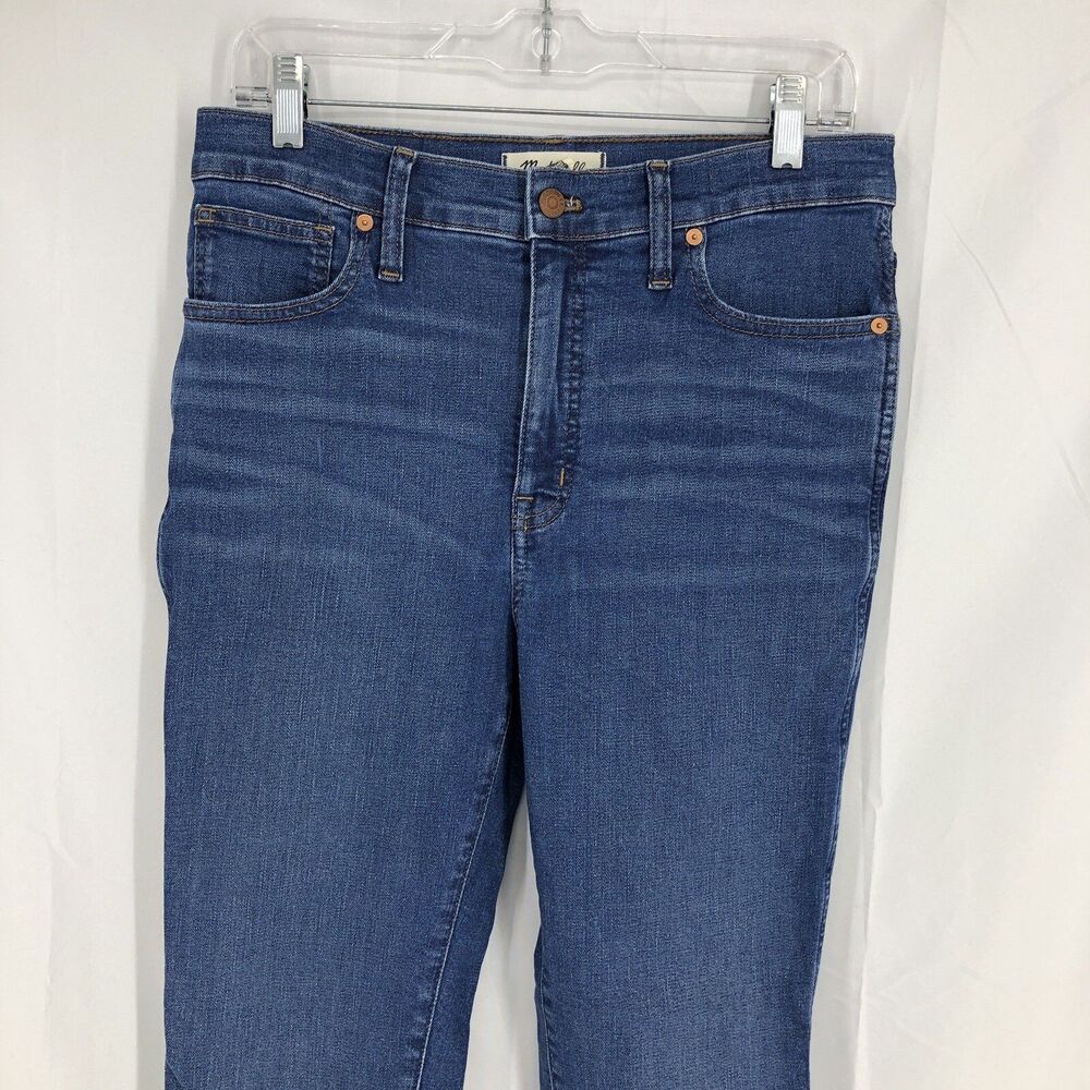 Madewell 10" High Rise Skinny Stretch Denim Blue Jeans 29 (30x29)
